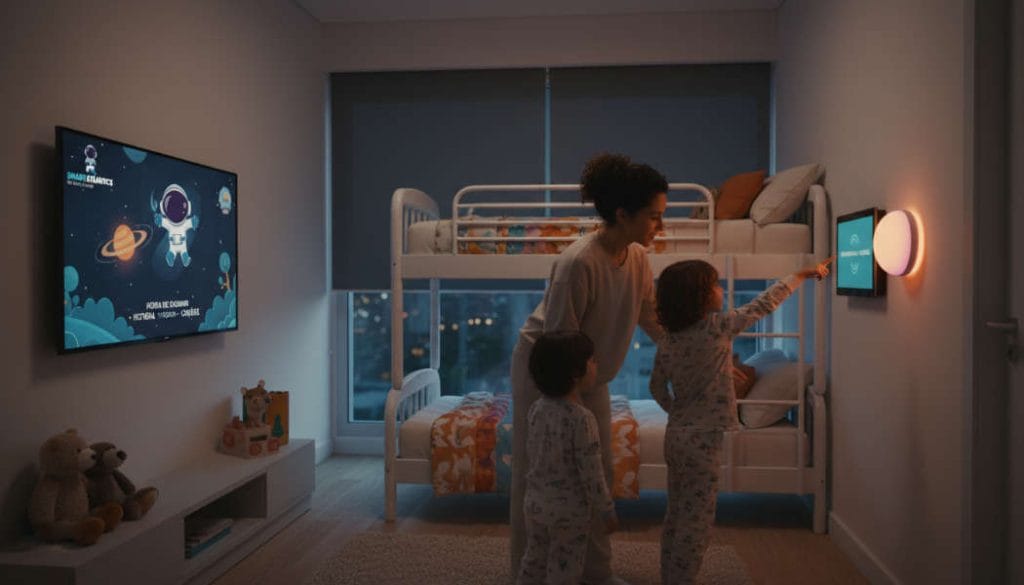 Automação residencial quarto infantil - Smart Atlantics